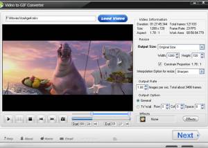 software - WonderFox Video to GIF Converter 1.2 screenshot