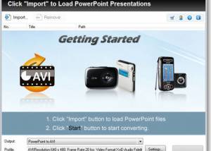 software - Wondershare PPT to AVI 4.7.0 screenshot