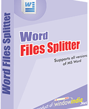 Word Files Splitter screenshot