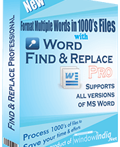 software - Word Find and Replace Professional 5.7.7.64 screenshot