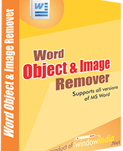 Word Object and Image Remover screenshot