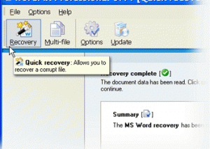 software - WordFIX Data Recovery 5.75 screenshot