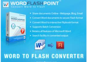 WordFlashPoint - Word to Flash Converter screenshot