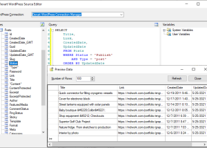 software - WordPress SSIS Components by Devart 3.0.630 screenshot