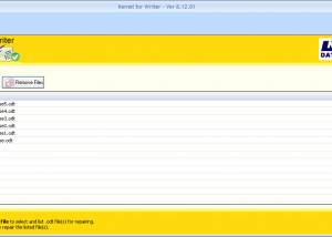 software - Writer Recovery 8.12.01 screenshot