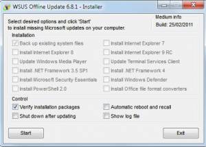 software - WSUS Offline Update 12.0 screenshot