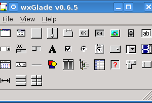 Full wxGlade screenshot