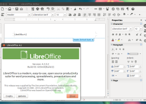 X-LibreOffice screenshot