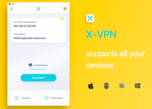 X-VPN for Windows - Unlimited Free Proxy screenshot