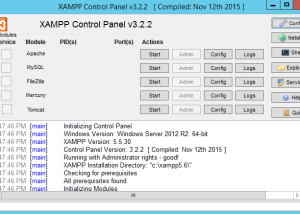 software - XAMPP 8.1.10 screenshot