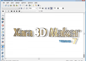 Xara 3D Maker screenshot