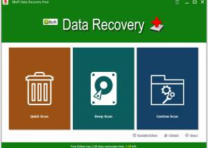 software - XBoft Data Recovery Free 2.5 screenshot