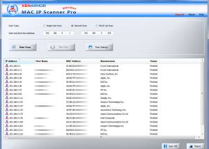 software - XenArmor MAC IP Scanner Pro 3.0 screenshot