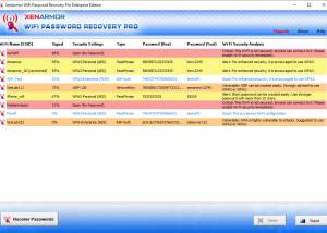 software - XenArmor WiFi Password Recovery Pro 7.5 screenshot