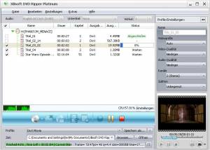 software - Xilisoft DVD Ripper Platinum 5.0.64.0304 screenshot