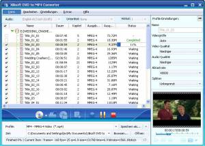 Xilisoft DVD to MP4 Converter screenshot