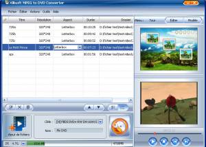 software - Xilisoft MPEG en DVD Convertisseur 3.0.45.0429 screenshot