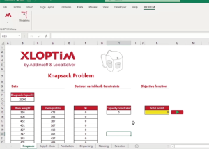 software - XLOPTIM 2.2.22 screenshot