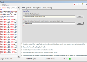 software - XmlSplit 3.2.1.1 screenshot