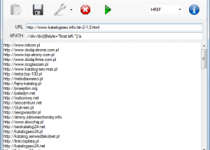 software - XPath Scraper Basic 1.05 screenshot