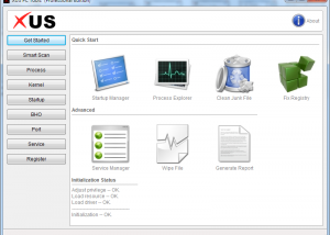 software - XUS PC Tools Professional Edition 2.0.76 screenshot