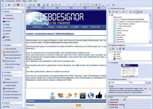 XWebDesignor screenshot