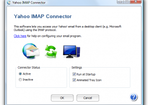 Yahoo IMAP Connector screenshot