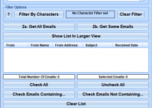 Yahoo! Mail Download Multiple Emails To Text Files Software screenshot