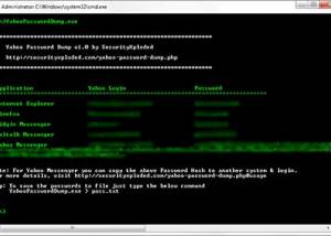 software - Yahoo Password Dump 5.0 screenshot