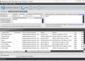 software - Yellow pages scraper for USA 1.0.0.4 screenshot