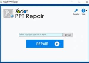 software - Yodot PPT Repair Software 1.0.0.14 screenshot