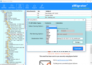 software - Zimbra Mail To Office 365 4.1 screenshot