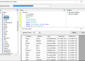 Zoho Desk SSIS Components by Devart screenshot