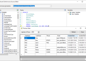 software - Zoho Invoice SSIS Components by Devart 3.0.630 screenshot