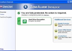 software - ZoneAlarm DataLock 2012 92.075.000 screenshot