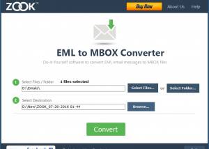 ZOOK EML to MBOX Converter screenshot