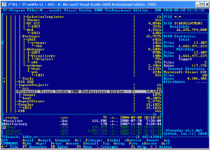 software - ZTreeWin 2.2 screenshot